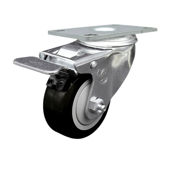 Baker's Mark 176BINCSTSW Replacement Caster with Brakes